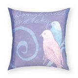 Songbirds & Sky Pillow 18x18
