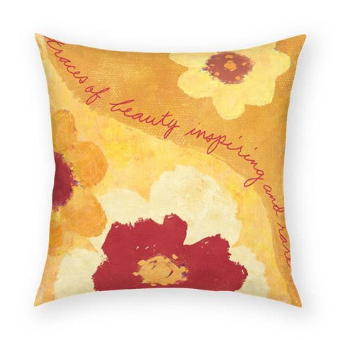 Natural Traces of Beauty Pillow 18x18