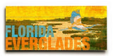 Everglades Wood Sign 10x24 (26cm x61cm) Planked