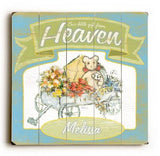 0003-1506-Gift from Heaven Wood Sign 30x30 (77cm x 77cm) Planked