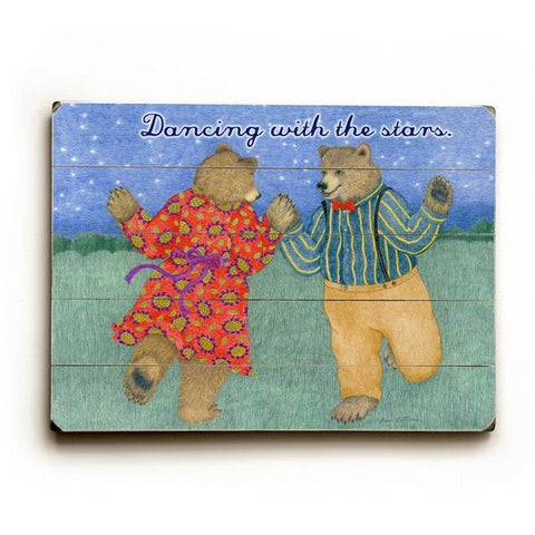 Dancing with the stars Wood Sign 30x40 (77cm x102cm) Planked