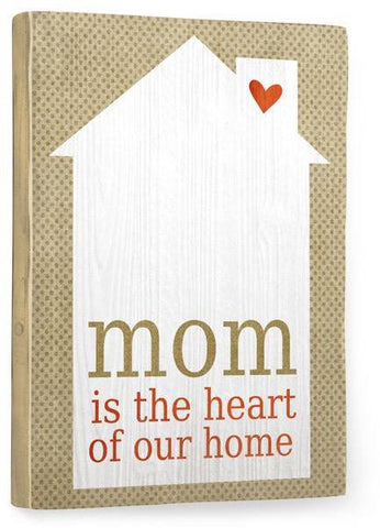 Mom Wood Sign 12x16 Planked