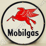 Mobilgas 12" Sign