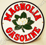 Magnolia Gasoline 12" Sign