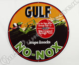 Gulf No-Nox 30" Sign