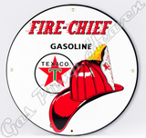Texaco Fire-Chief 12" Sign