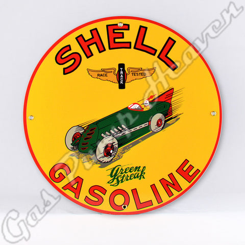 Shell Green Streak Gasoline 12