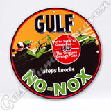 Gulf No-Nox 12" Sign