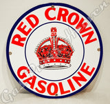 Red Crown Gasoline 12" Sign