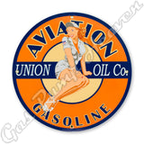 Union Aviation Oil 12" Sign