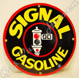 Signal Gasoline 12" Sign