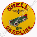 Shell Green Streak 30" Sign