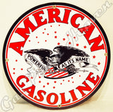 American Gasoline 12" Sign