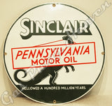 Sinclair Penn Motor Oil 12" Sign