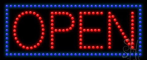 Open Animated LED Sign 12