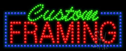 Custom Framing Animated LED Sign 11