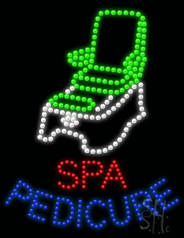 Spa Pedicure Animated LED Sign 26