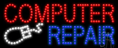 Computer Repair Animated LED Sign 11