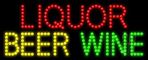 Liquor Beer Wine Animated LED Sign 11