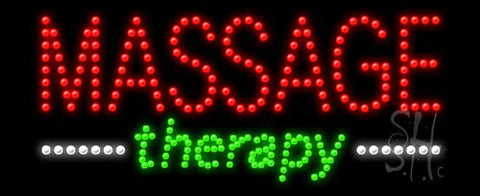 Massage Therapy Animated LED Sign 11