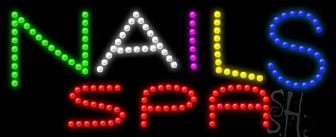 Nails Spa Animated LED Sign 11