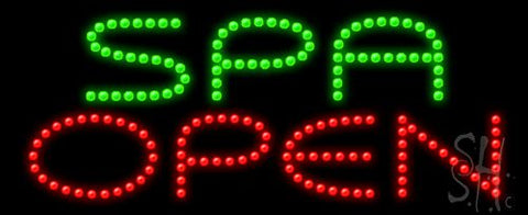 Spa Open Animated LED Sign 11