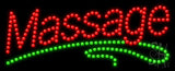 Massage Animated LED Sign 11" Tall x 27" Wide x 1" Deep