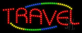 Travel Animated LED Sign 11" Tall x 27" Wide x 1" Deep