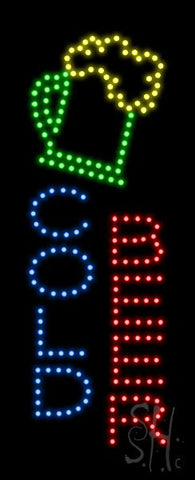 Cold Beer Animated LED Sign 27