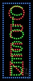 Open Closed Animated LED Sign 24" Tall x 12" Wide