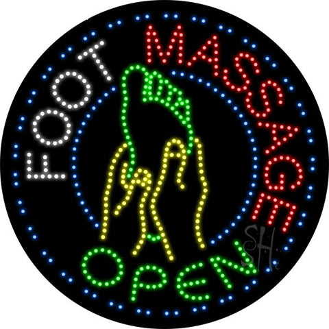 Foot Massage Animated LED Sign 26