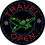 Travel Animated LED Sign 26" Tall x 26" Wide x 1" Deep