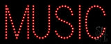 Music LED Sign 8" Tall x 20" Wide x 1" Deep