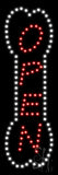 Open LED Sign 21" Tall x 7" Wide x 1" Deep
