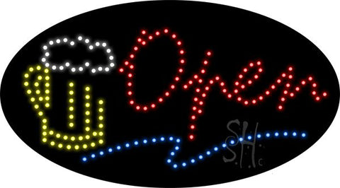Beer Open Animated LED Sign 15