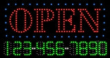 Open Animated LED Sign 17" Tall x 32" Wide