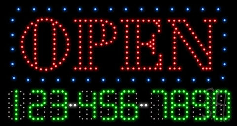 Open Animated LED Sign 17