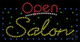 Salon Animated LED Sign 17" Tall x 32" Wide x 1" Deep
