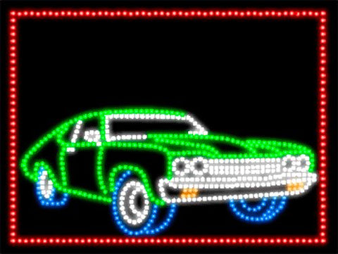 Custom Stock Car Blank Animated LED Sign 24