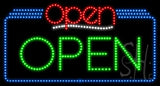 Open Animated LED Sign 20" Tall x 37" Wide x 1" Deep