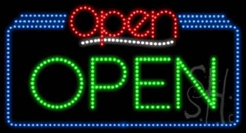 Open Animated LED Sign 20