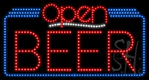 Beer Open Animated LED Sign 20