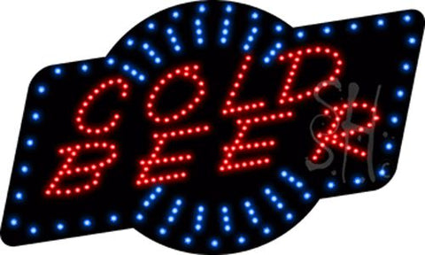 Cold Beer Animated LED Sign 18