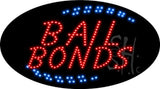 Bail Bonds Animated LED Sign 15" Tall x 27" Wide x 1" Deep