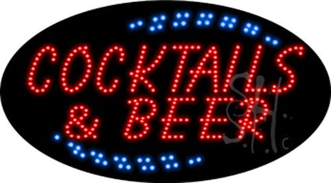 Cocktals and Beer Animated LED Sign 15