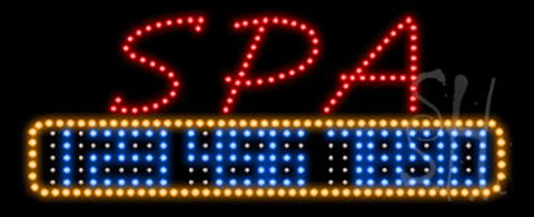 Spa Animated LED Sign 13