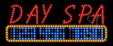 Day Spa Animated LED Sign 13" Tall x 32" Wide x 1" Deep