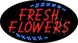 Fresh Flowers Animated LED Sign 15" Tall x 27" Wide x 1" Deep
