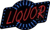 Liquor Animated LED Sign 18" Tall x 30" Wide x 1" Deep
