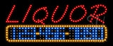 Liquor Animated LED Sign 13" Tall x 32" Wide x 1" Deep